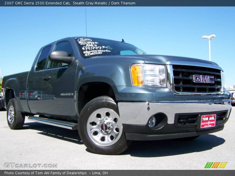 Stealth Gray Metallic / Dark Titanium 2007 GMC Sierra 1500 Extended Cab