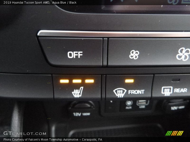 Aqua Blue / Black 2019 Hyundai Tucson Sport AWD