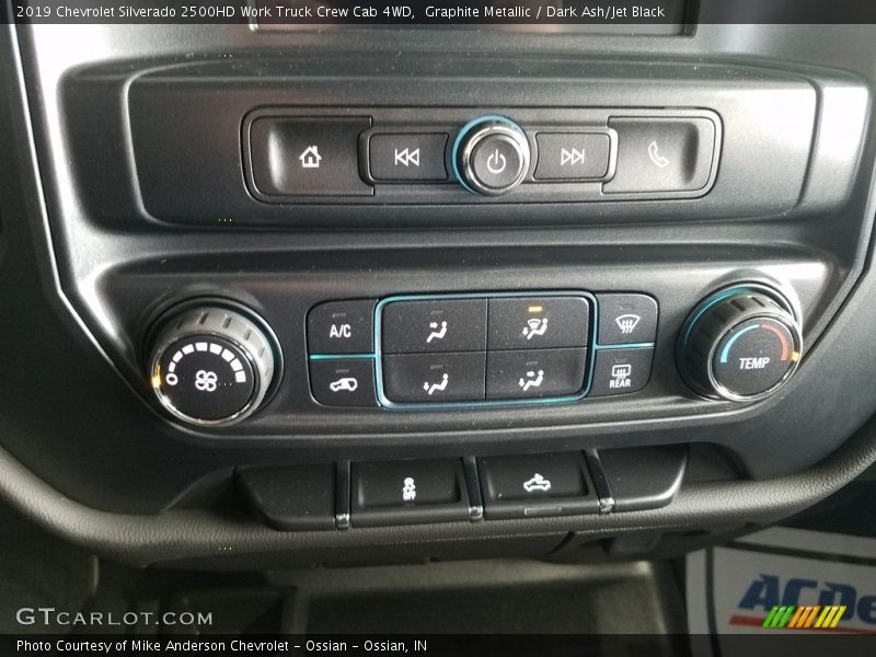 Graphite Metallic / Dark Ash/Jet Black 2019 Chevrolet Silverado 2500HD Work Truck Crew Cab 4WD