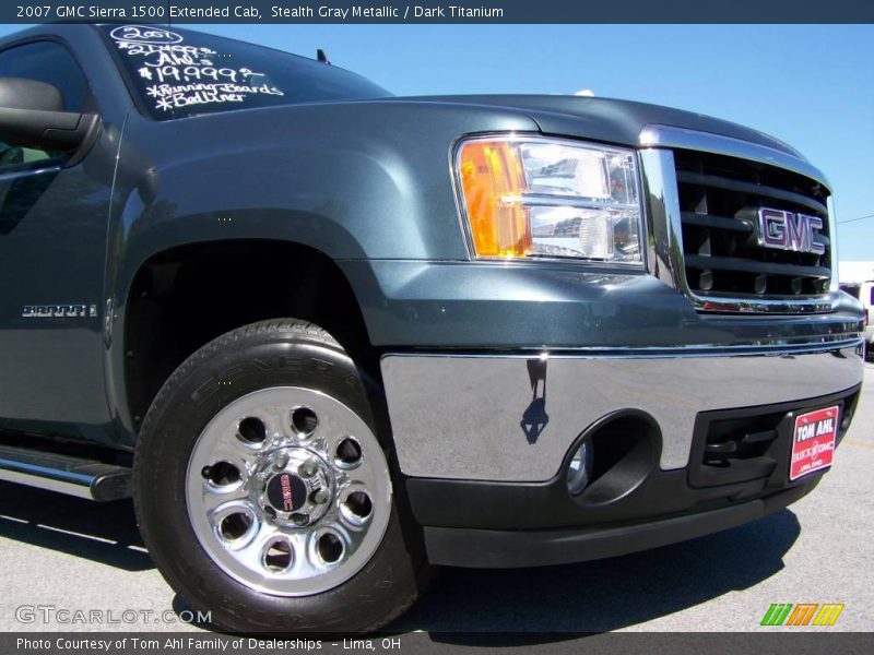 Stealth Gray Metallic / Dark Titanium 2007 GMC Sierra 1500 Extended Cab