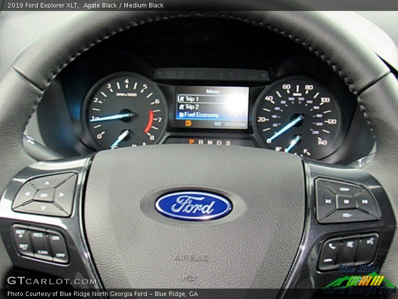 Agate Black / Medium Black 2019 Ford Explorer XLT