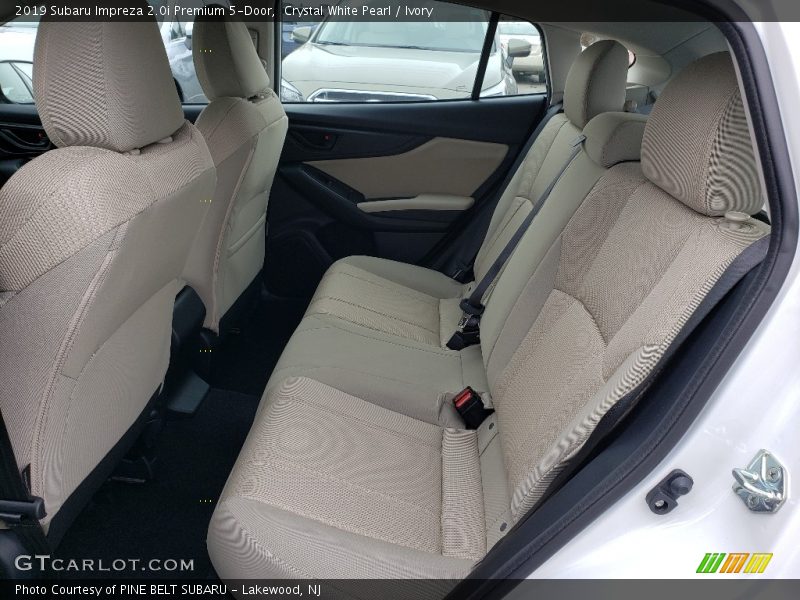Rear Seat of 2019 Impreza 2.0i Premium 5-Door