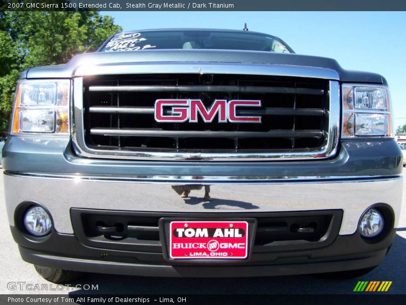 Stealth Gray Metallic / Dark Titanium 2007 GMC Sierra 1500 Extended Cab
