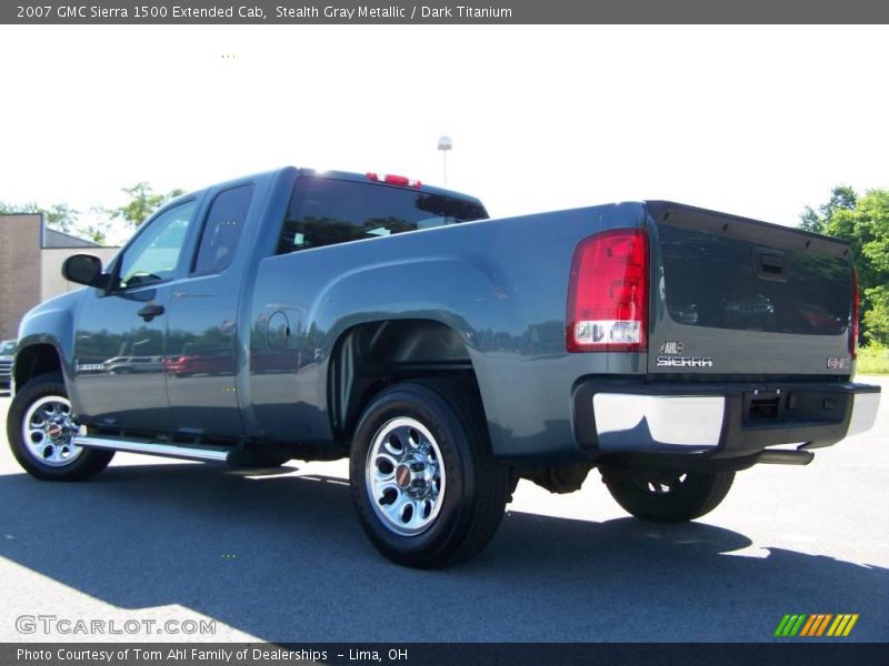 Stealth Gray Metallic / Dark Titanium 2007 GMC Sierra 1500 Extended Cab