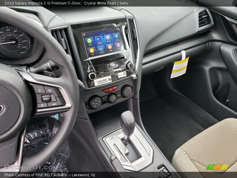Crystal White Pearl / Ivory 2019 Subaru Impreza 2.0i Premium 5-Door