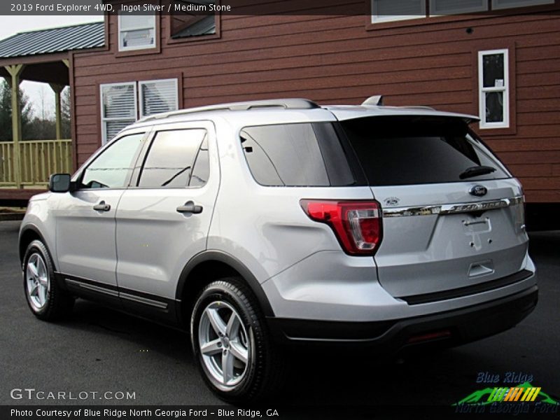 Ingot Silver / Medium Stone 2019 Ford Explorer 4WD