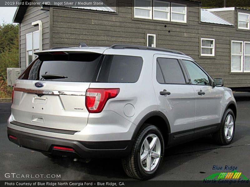 Ingot Silver / Medium Stone 2019 Ford Explorer 4WD