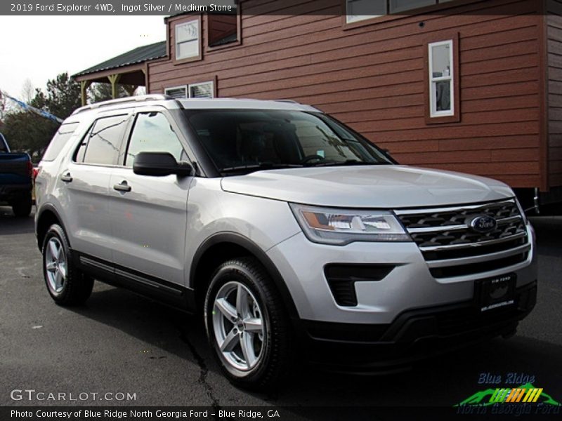 Ingot Silver / Medium Stone 2019 Ford Explorer 4WD