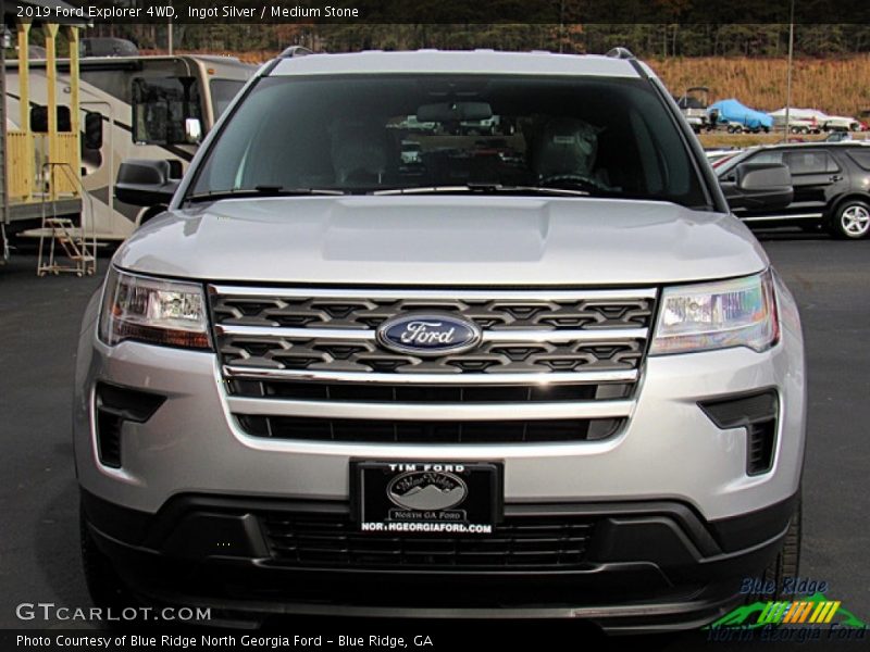 Ingot Silver / Medium Stone 2019 Ford Explorer 4WD