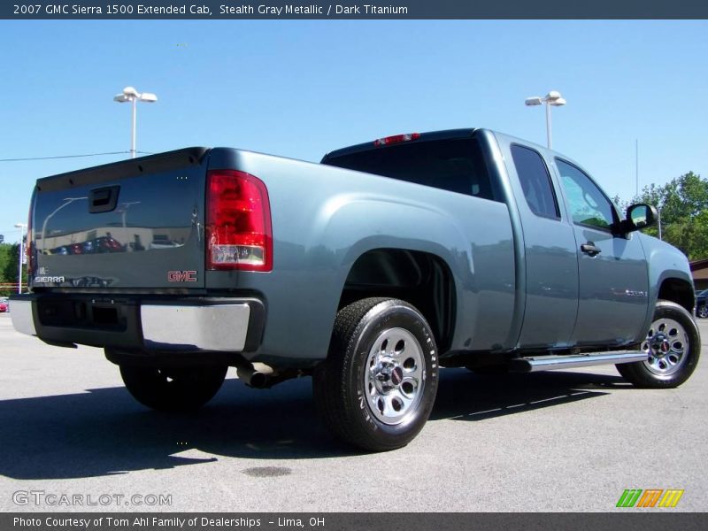 Stealth Gray Metallic / Dark Titanium 2007 GMC Sierra 1500 Extended Cab