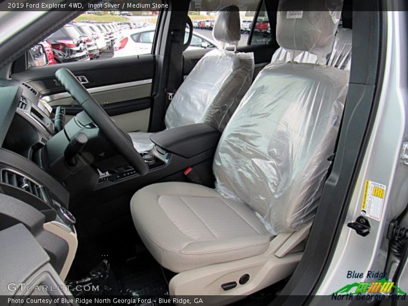 Ingot Silver / Medium Stone 2019 Ford Explorer 4WD