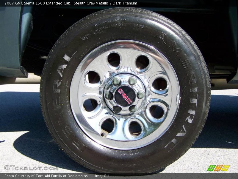 Stealth Gray Metallic / Dark Titanium 2007 GMC Sierra 1500 Extended Cab
