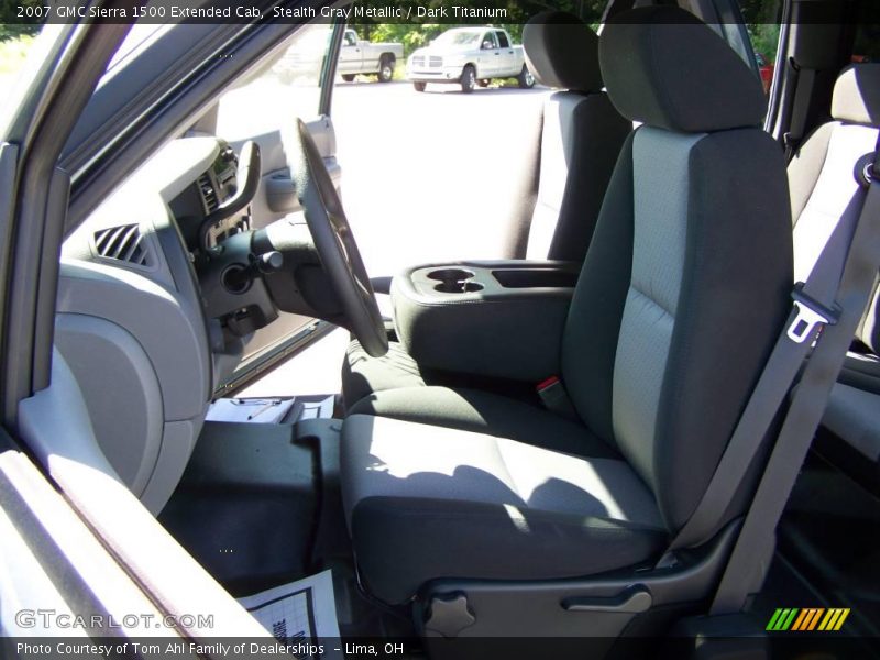 Stealth Gray Metallic / Dark Titanium 2007 GMC Sierra 1500 Extended Cab