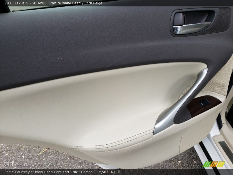 Starfire White Pearl / Ecru Beige 2010 Lexus IS 250 AWD
