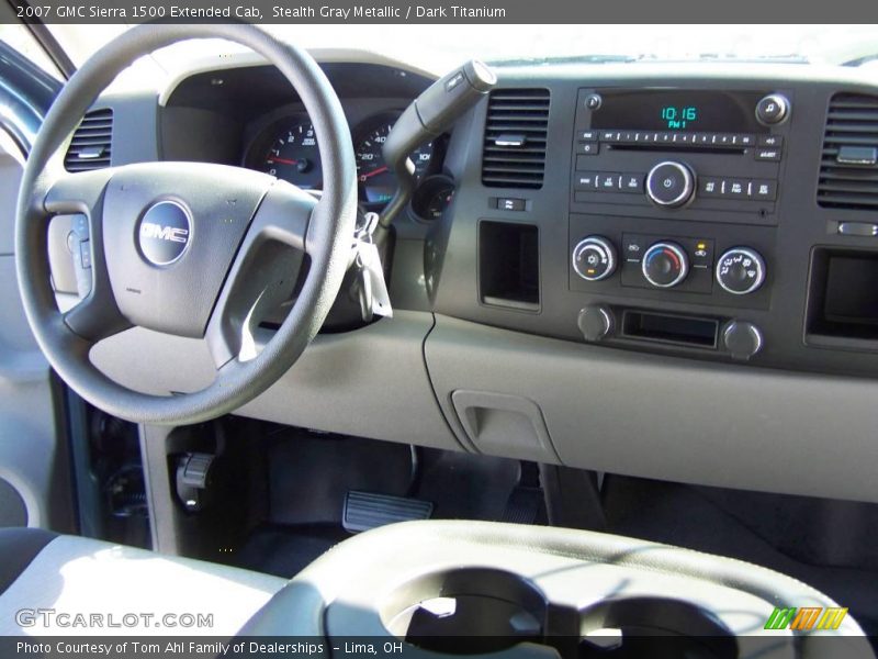 Stealth Gray Metallic / Dark Titanium 2007 GMC Sierra 1500 Extended Cab