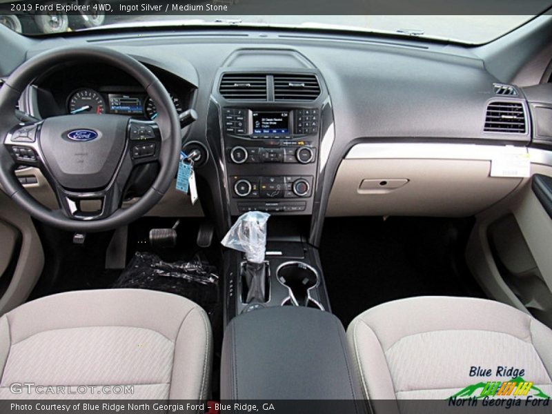 Ingot Silver / Medium Stone 2019 Ford Explorer 4WD