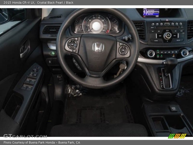 Crystal Black Pearl / Black 2015 Honda CR-V LX