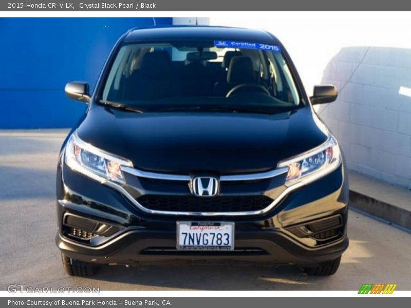 Crystal Black Pearl / Black 2015 Honda CR-V LX