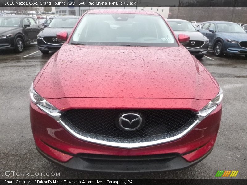 Soul Red Crystal Metallic / Black 2018 Mazda CX-5 Grand Touring AWD