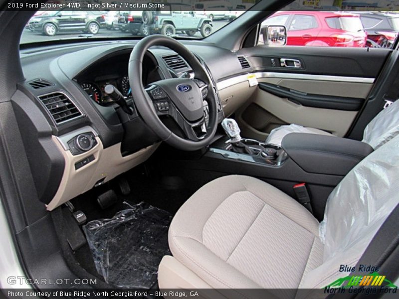 Ingot Silver / Medium Stone 2019 Ford Explorer 4WD