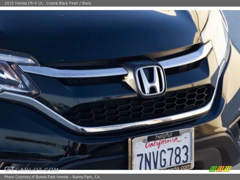 Crystal Black Pearl / Black 2015 Honda CR-V LX
