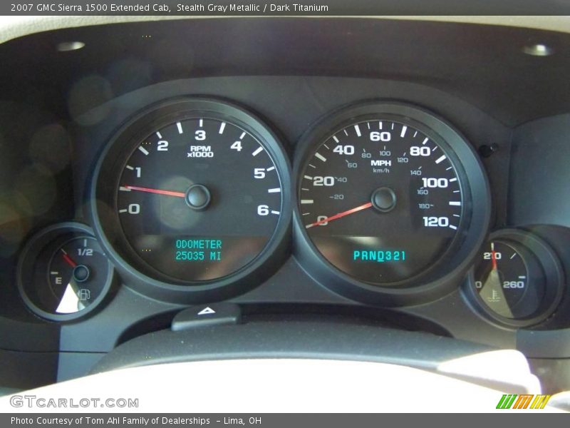 Stealth Gray Metallic / Dark Titanium 2007 GMC Sierra 1500 Extended Cab