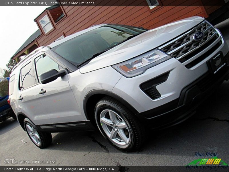 Ingot Silver / Medium Stone 2019 Ford Explorer 4WD
