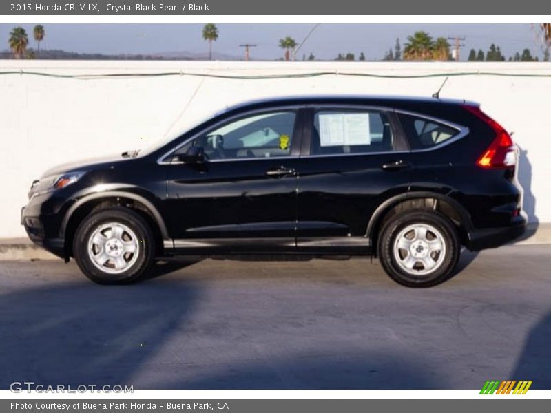 Crystal Black Pearl / Black 2015 Honda CR-V LX