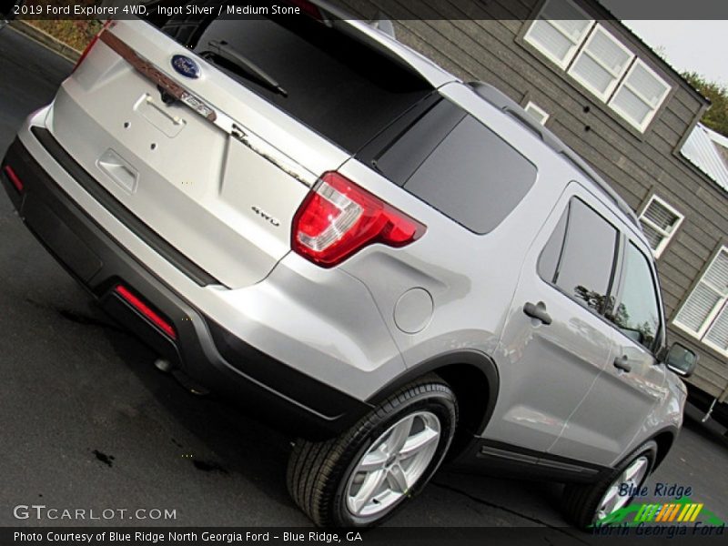 Ingot Silver / Medium Stone 2019 Ford Explorer 4WD