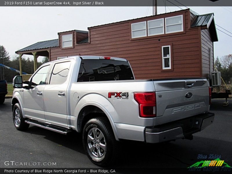 Ingot Silver / Black 2019 Ford F150 Lariat SuperCrew 4x4