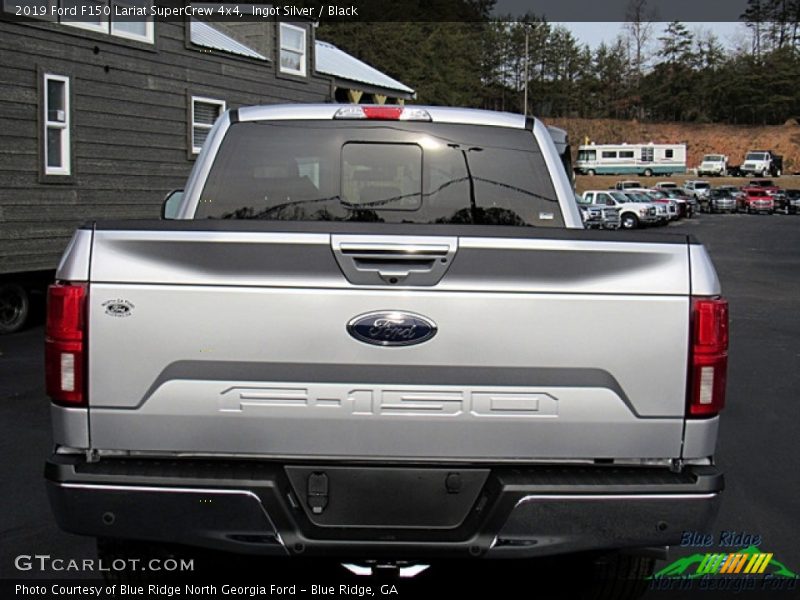 Ingot Silver / Black 2019 Ford F150 Lariat SuperCrew 4x4