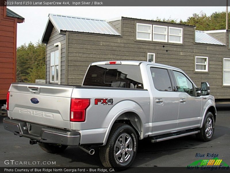 Ingot Silver / Black 2019 Ford F150 Lariat SuperCrew 4x4