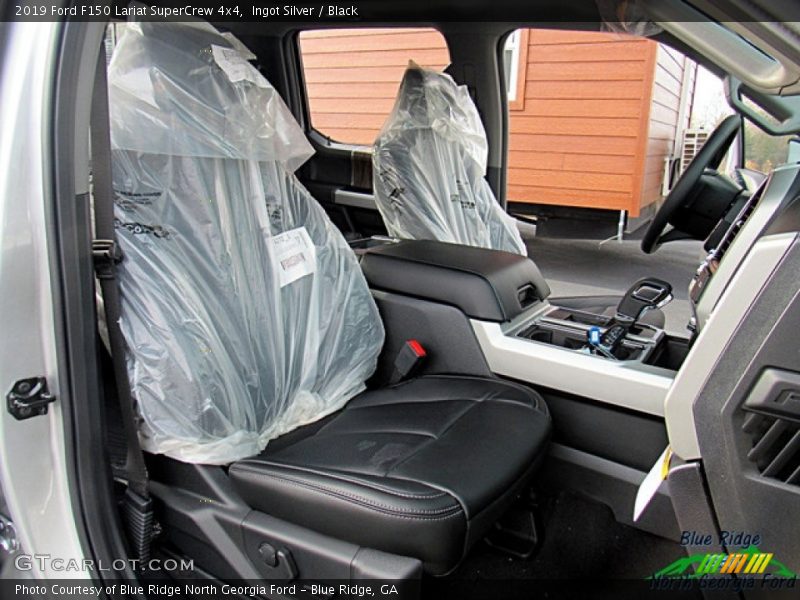 Ingot Silver / Black 2019 Ford F150 Lariat SuperCrew 4x4