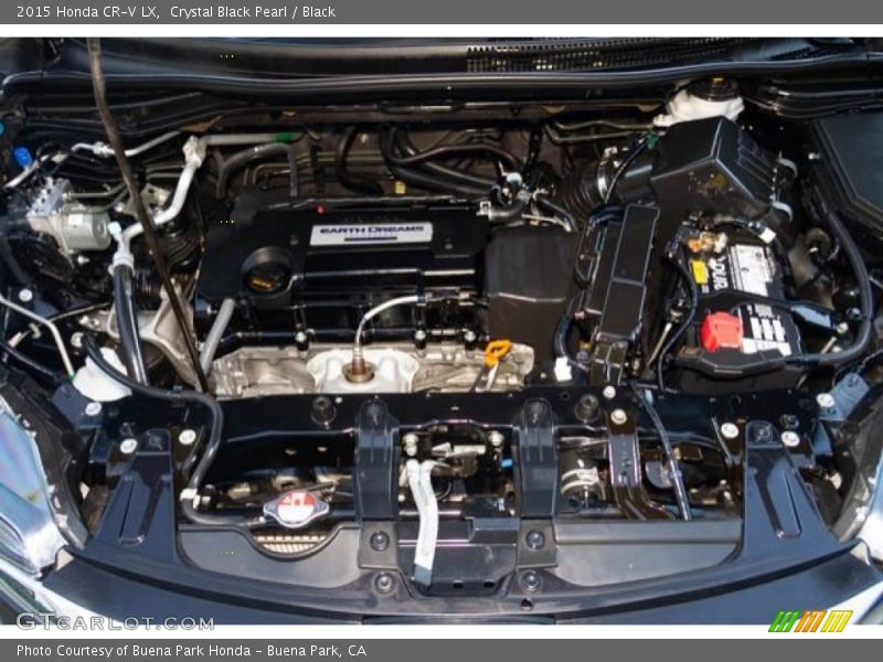 Crystal Black Pearl / Black 2015 Honda CR-V LX