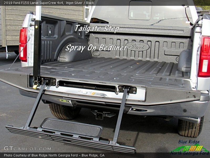 Ingot Silver / Black 2019 Ford F150 Lariat SuperCrew 4x4