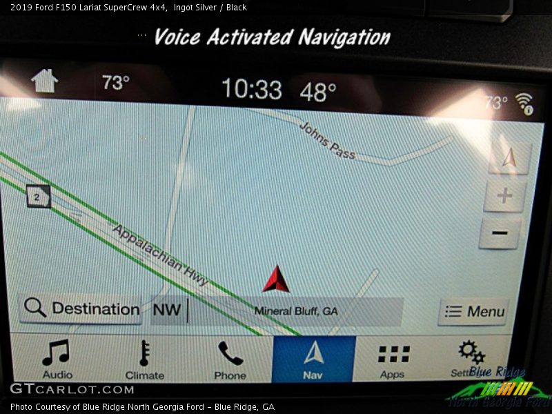 Ingot Silver / Black 2019 Ford F150 Lariat SuperCrew 4x4