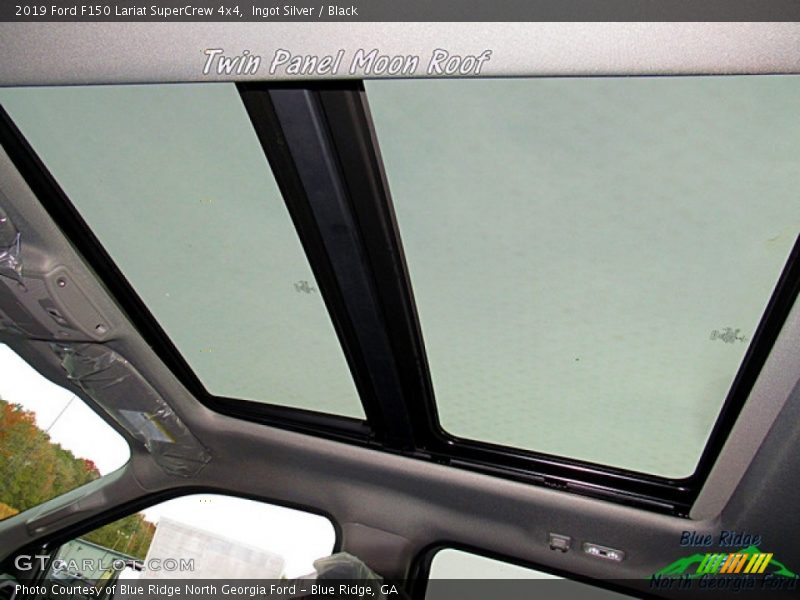Ingot Silver / Black 2019 Ford F150 Lariat SuperCrew 4x4