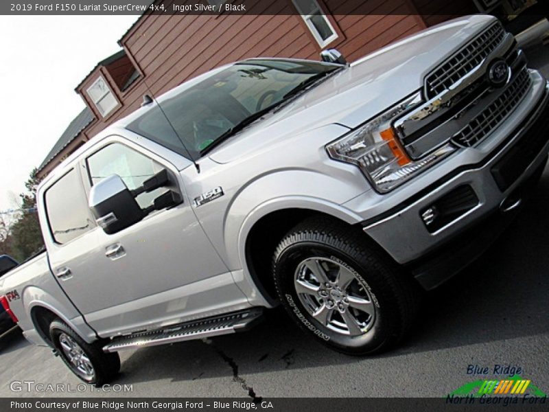 Ingot Silver / Black 2019 Ford F150 Lariat SuperCrew 4x4