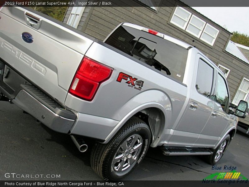 Ingot Silver / Black 2019 Ford F150 Lariat SuperCrew 4x4