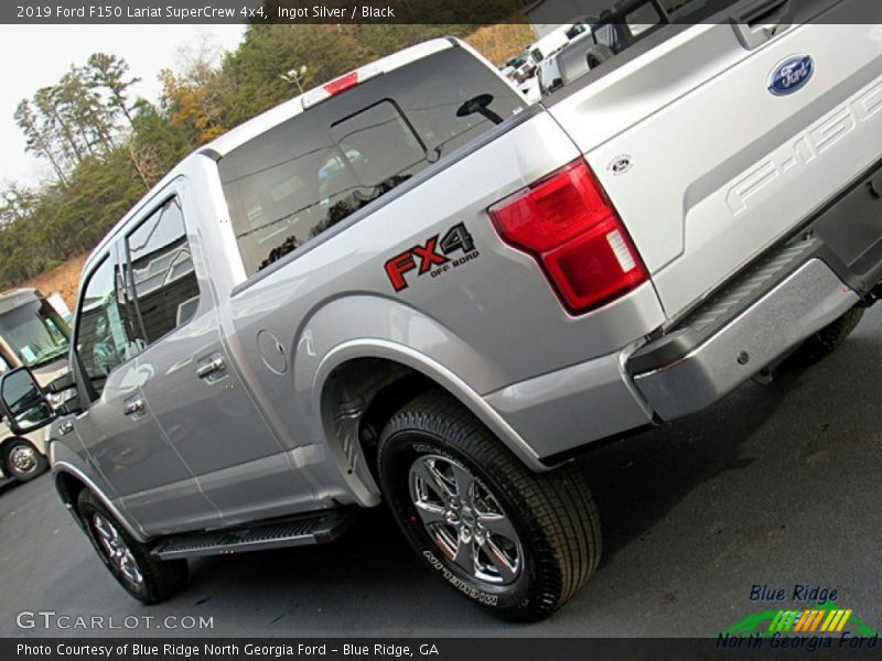 Ingot Silver / Black 2019 Ford F150 Lariat SuperCrew 4x4