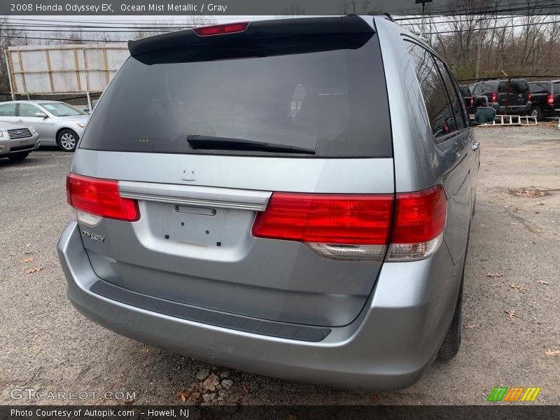 Ocean Mist Metallic / Gray 2008 Honda Odyssey EX