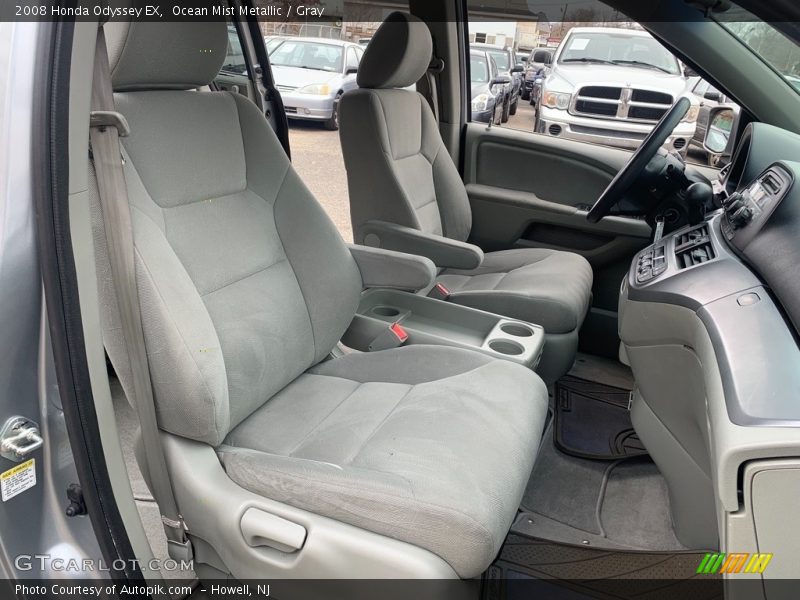 Ocean Mist Metallic / Gray 2008 Honda Odyssey EX