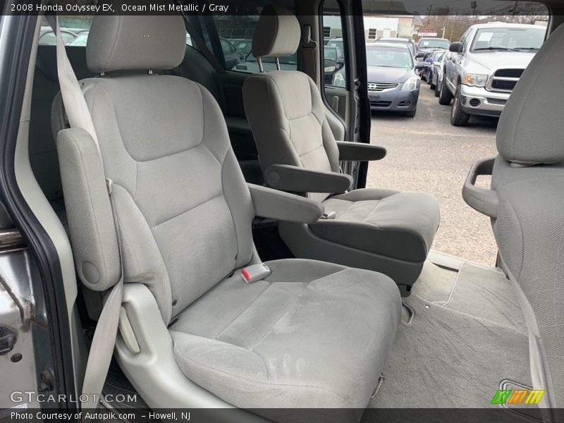 Ocean Mist Metallic / Gray 2008 Honda Odyssey EX