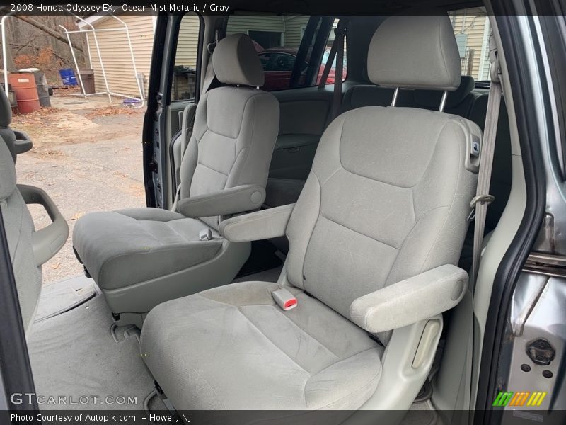 Ocean Mist Metallic / Gray 2008 Honda Odyssey EX