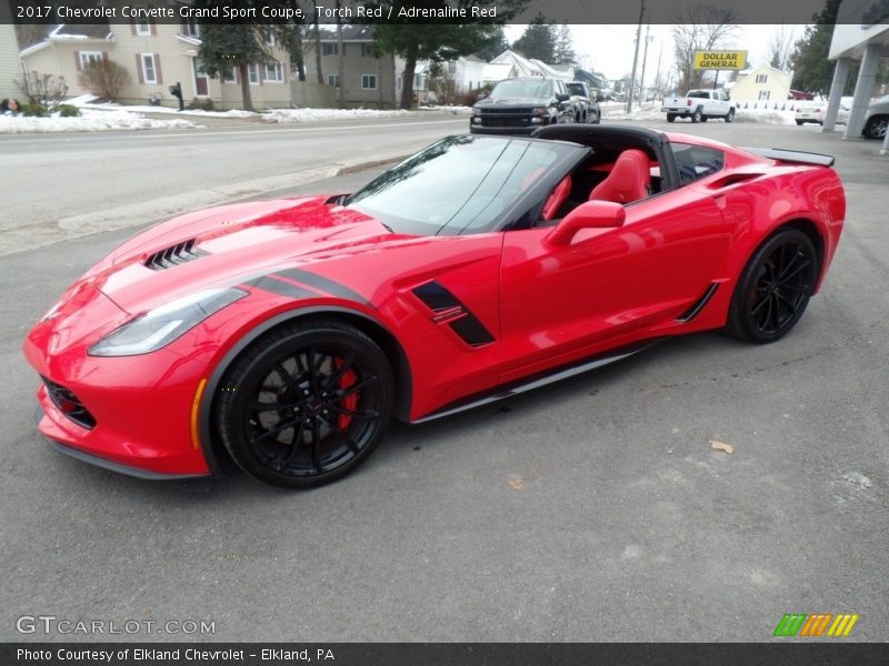 Torch Red / Adrenaline Red 2017 Chevrolet Corvette Grand Sport Coupe