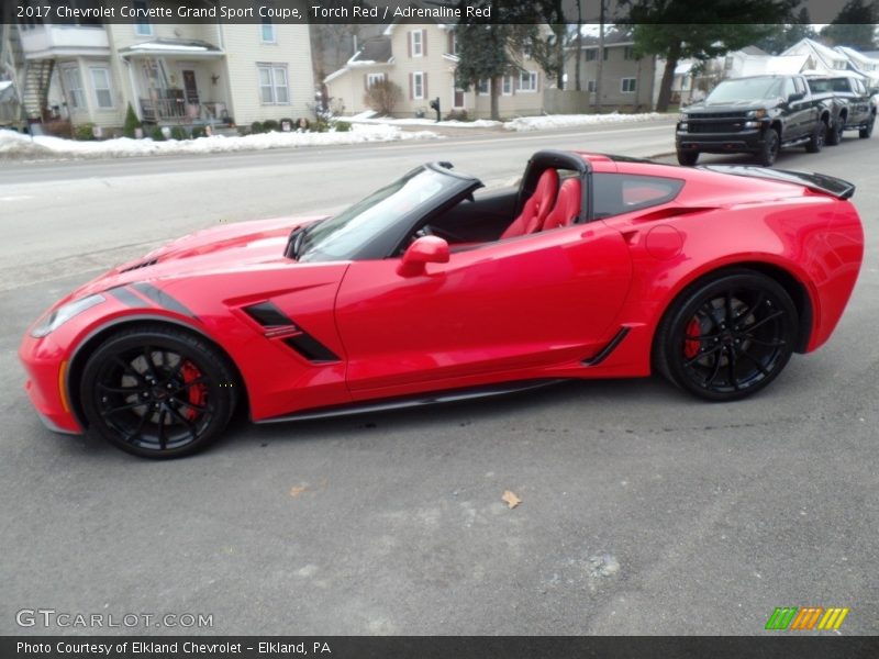 Torch Red / Adrenaline Red 2017 Chevrolet Corvette Grand Sport Coupe