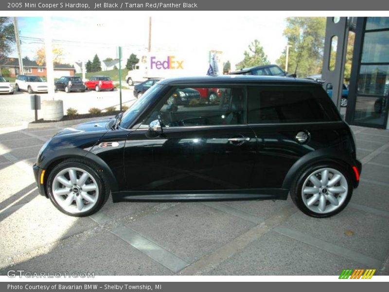 Jet Black / Tartan Red/Panther Black 2005 Mini Cooper S Hardtop
