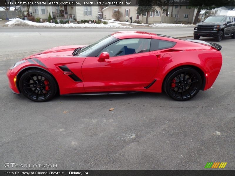 Torch Red / Adrenaline Red 2017 Chevrolet Corvette Grand Sport Coupe