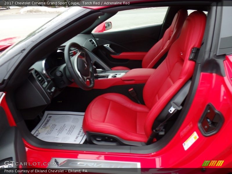 Torch Red / Adrenaline Red 2017 Chevrolet Corvette Grand Sport Coupe