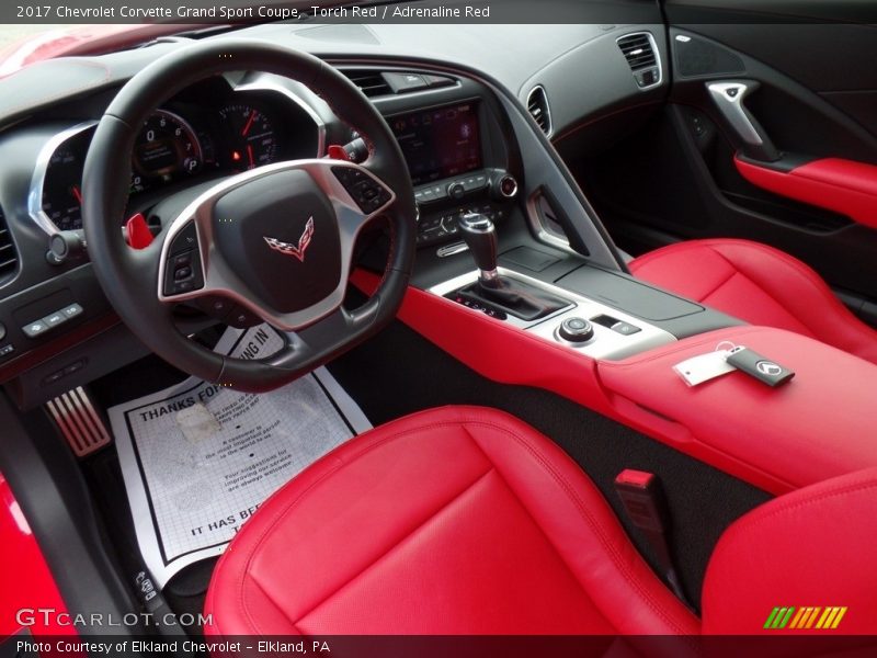 Torch Red / Adrenaline Red 2017 Chevrolet Corvette Grand Sport Coupe